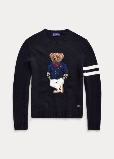 Suéter Ralph Lauren Bear Cashmere-Blend Homem 52946-LKIR